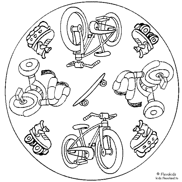 fietsen-mandala